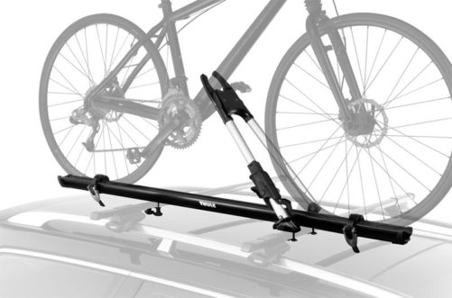 thule upright roof bike rack